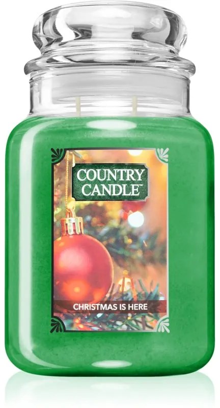 Country Candle Christmas Is Here vonná sviečka 680 g
