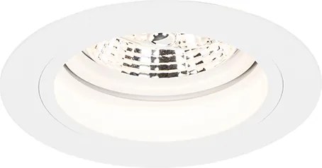 Okrúhle zapustené bodové svetlo biele nastaviteľné - Chuck 70