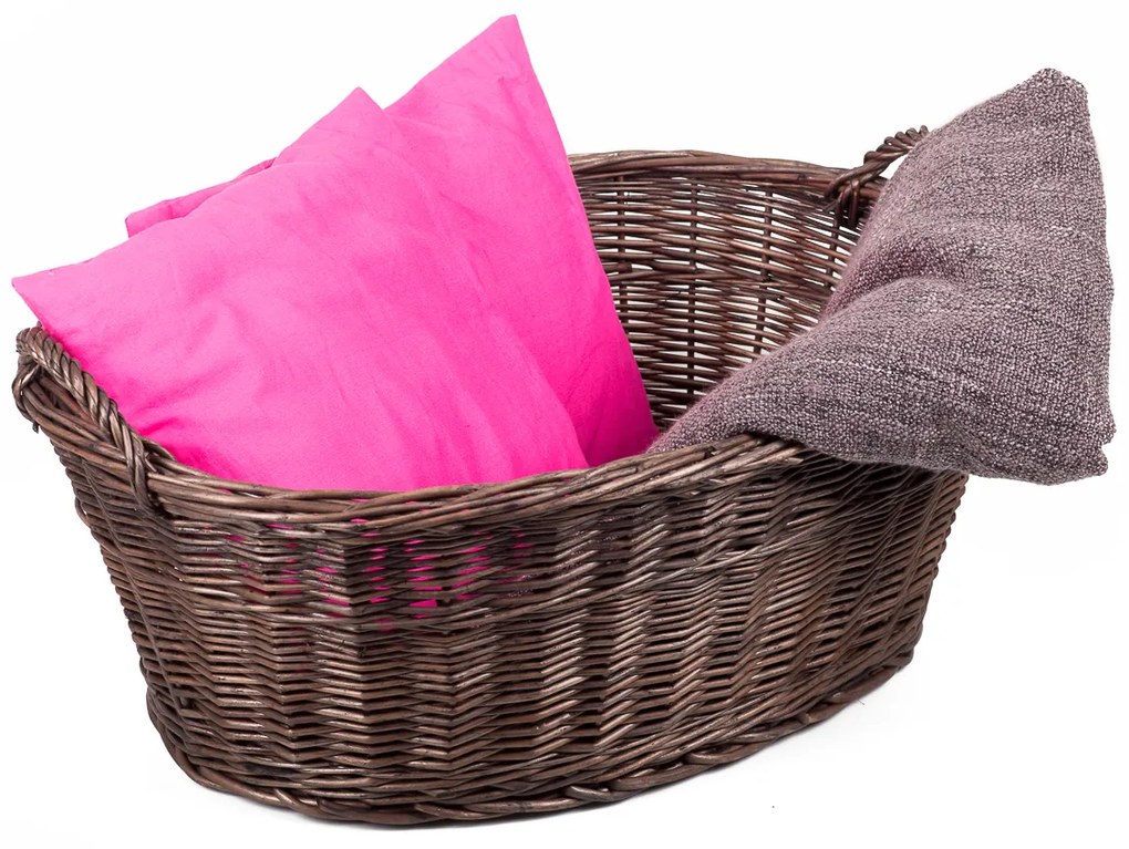 Kôš na bielizeň prútený provence Klut IV.š. 60 x hl. 44 x v. 23(cm)