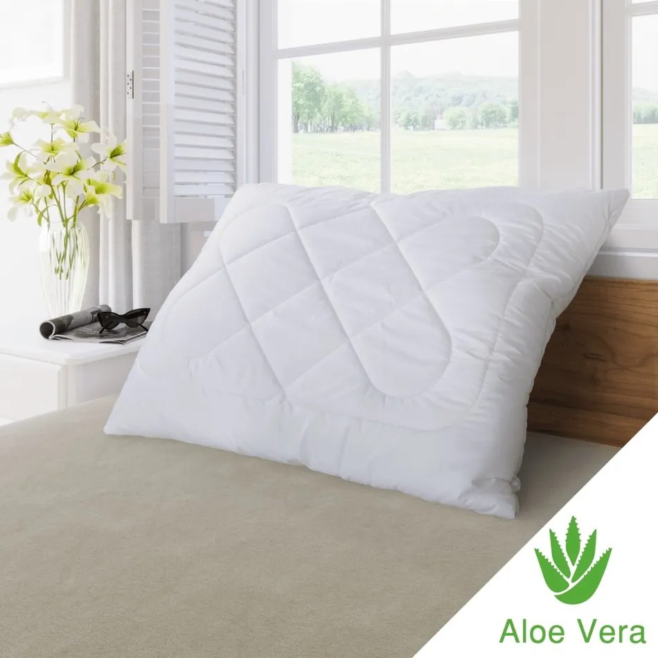 Kvalitex Vankúš Aloe Vera so zipsom 700 g, 70 × 90 cm, 700 g