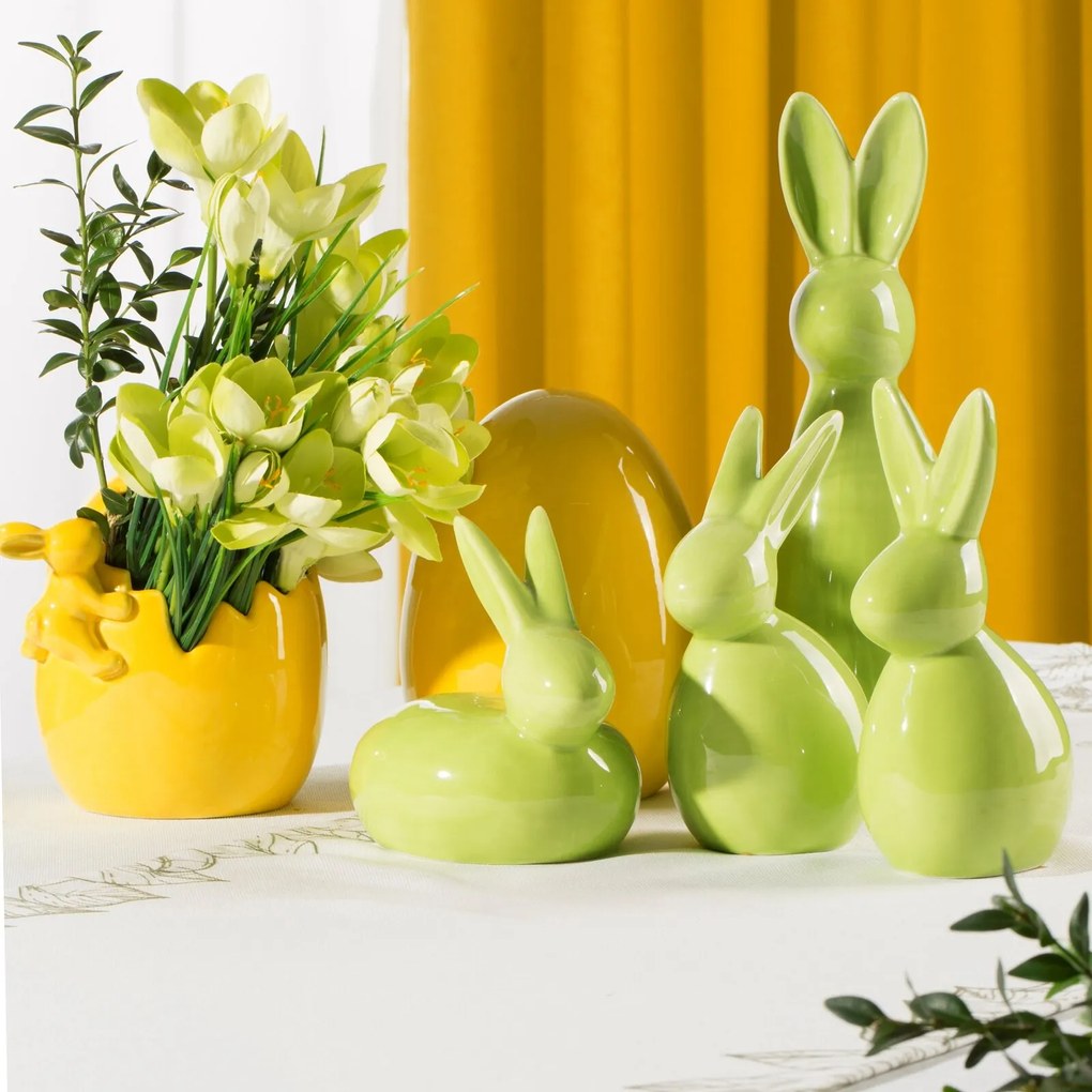 VEĽKONOČNÁ SOŠKA EASTER1 SADA 2 KS 8X28 CM ZELENÁ