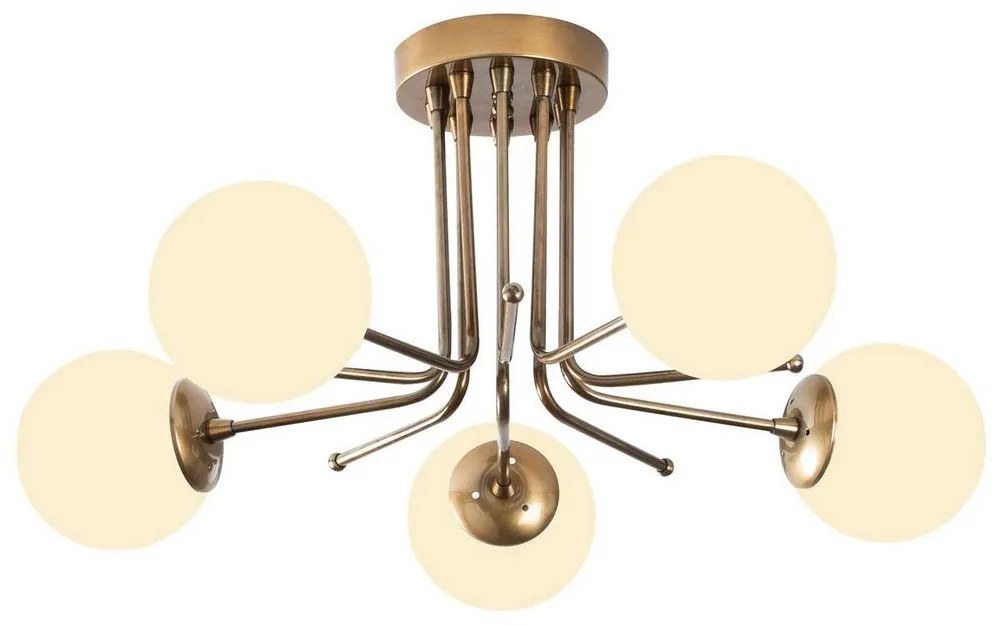 Prisadený luster DAISY 5xE27/40W/230V