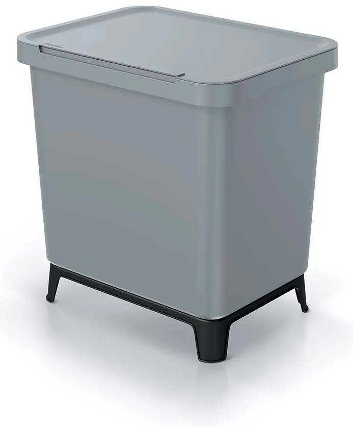 Odpadkový kôš, 29 l, sivá
