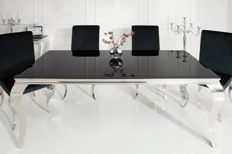 Jedálenský stôl Modern Barock 200cm čierny
