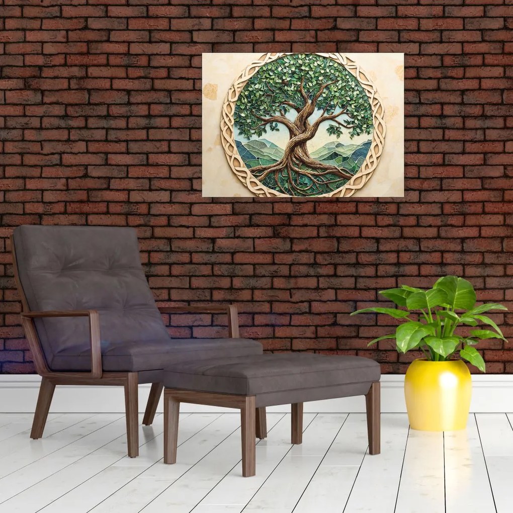 Obraz – Prepletený strom života (70x50 cm)