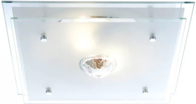 Globo MALAGA 48528 Krištálové Stropné Svietidlá chróm 2 x E27 max. 60w IP20