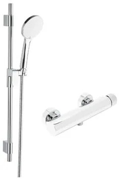 Sprchová batéria SAT Evolution so sprchovacím setom 150 mm chróm SATBSEVO268SET