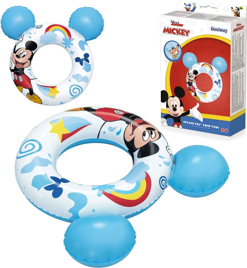 Plavecký kruh Mickey 76 cm Bestway 9102K