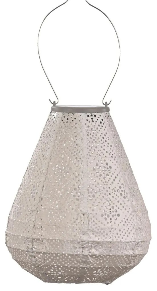 SOLÁRNY LAMPÁŠ TULIP 22,5X20 CM BÉŽOVÁ