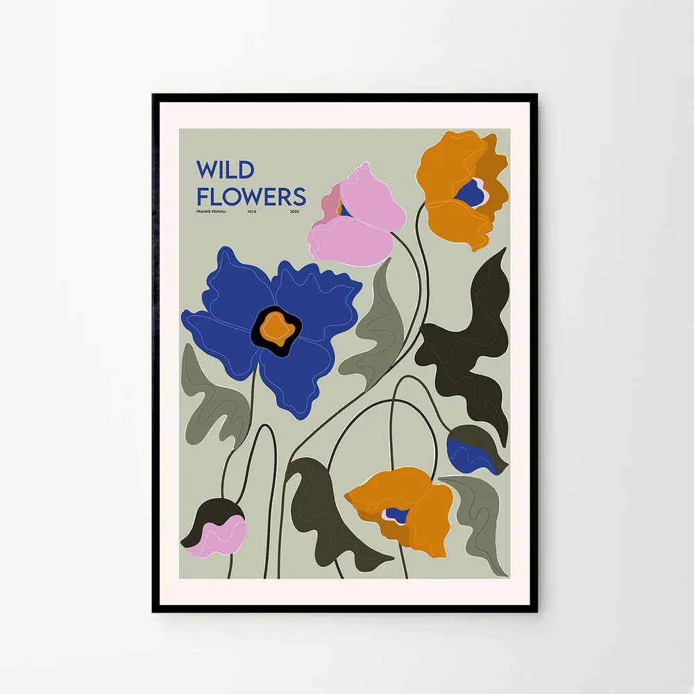 The Poster Club Plagát Wild Flowers by Frankie Penwill 50x70 cm