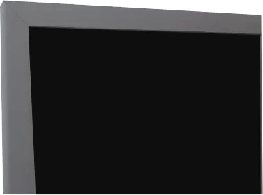 Toptabule.sk KRT01SDR Čierna kriedová tabuľa v sivom drevenom ráme 120x180cm / nemagneticky