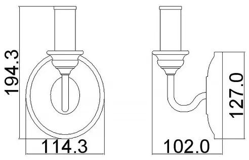 Feiss FE-HARTSVILLE1 - Nástenné svietidlo HARTSVILLE 1xE14/40W/230V béžová/hnedá