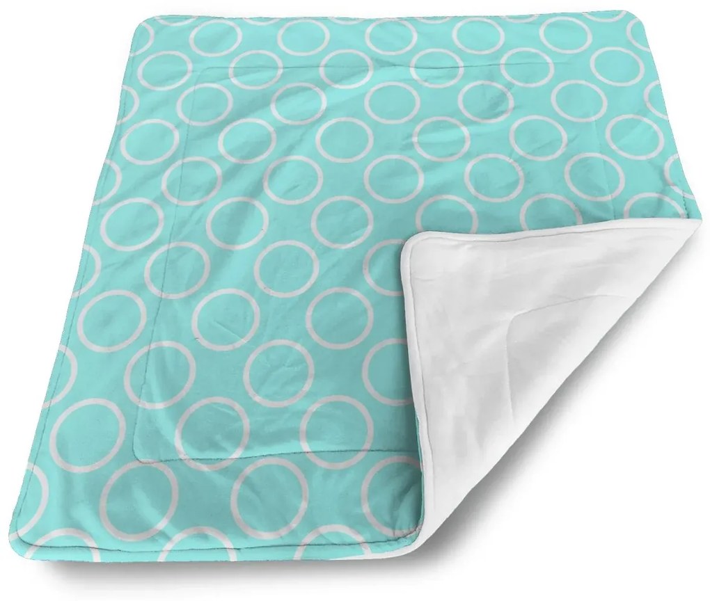 Sablio Deka pre bábätko Biele korunky - 90x120 cm