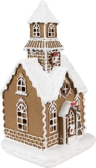 Vianočná perníková chalúpka s Led svetielkami Gingerbread House - 13*11*25 cm