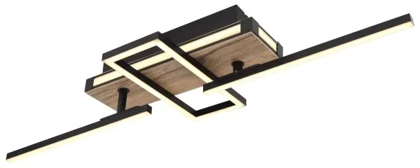 Globo 67299D2 - LED stropné svietidlo COLLI LED/30W/230V hnedá/čierna
