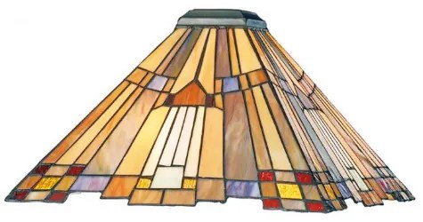 Vitrážové tienidlo na lampu DEKO Ø40