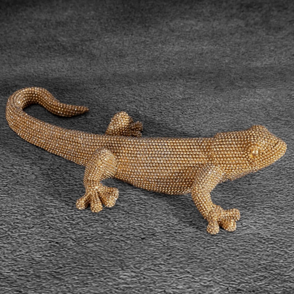 DEKORAČNÁ SOŠKA ELDO 25X12X6 CM ZLATÁ