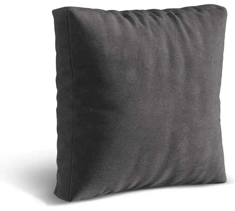 Sivý zamatový vankúš k modulárnej pohovke Martina – Micadoni