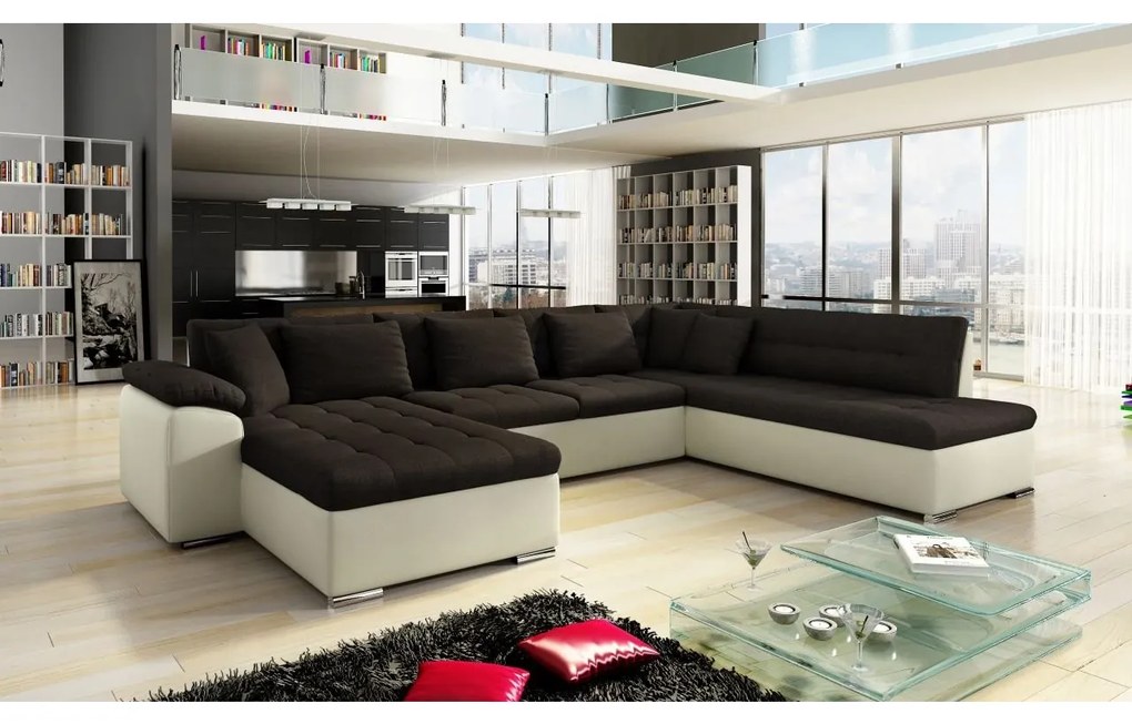 Rohová sedačka Tony s funkciou spania, Dostupné poťahy: Nazar 225.02, Strana: Pravá - U