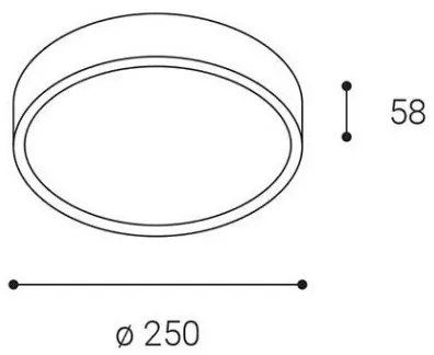 LED2 - LED Vonkajšie stropné svietidlo MIRA LED/18W/230V IP65 biela