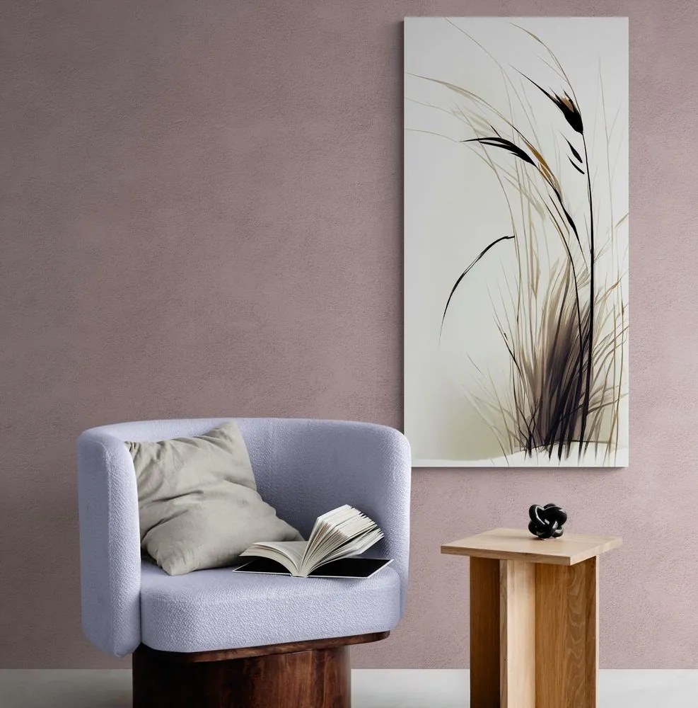 Obraz suchá tráva s nádychom minimalizmu Varianta: 50x100