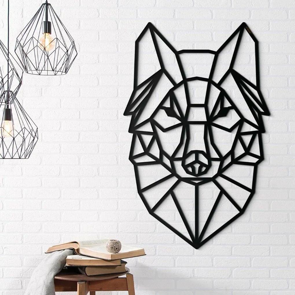 Industriálny obraz na stenu - Polygonálny vlk | DUBLEZ