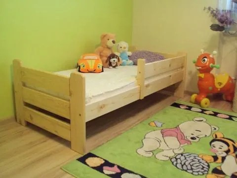 OVN Detská posteľ KUBUS 80x160  borovica+rošt