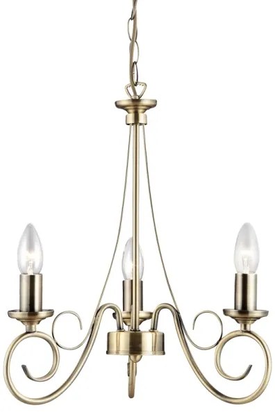 GLOBO 69003-3 - Luster na reťazi TRUNCATUS 3xE14/40W/230V