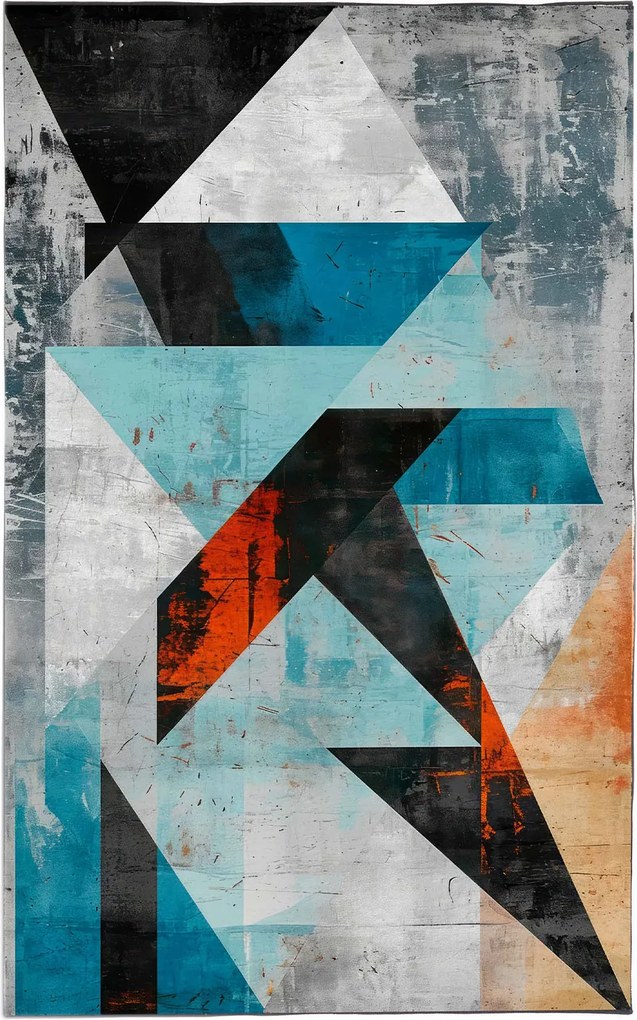 Koberec Novia – abstraktný geometrický vzor, obdĺžnik Rozmer: 140x200 cm