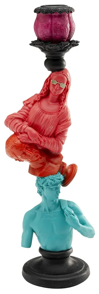 Balance Art svietnik viacfarebný 31 cm