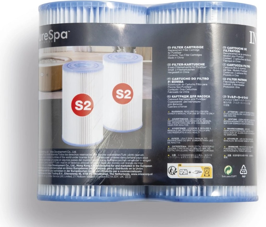 Intex | Filtračná vložka Pure Spa - 2 ks - typ S2 | 11402281