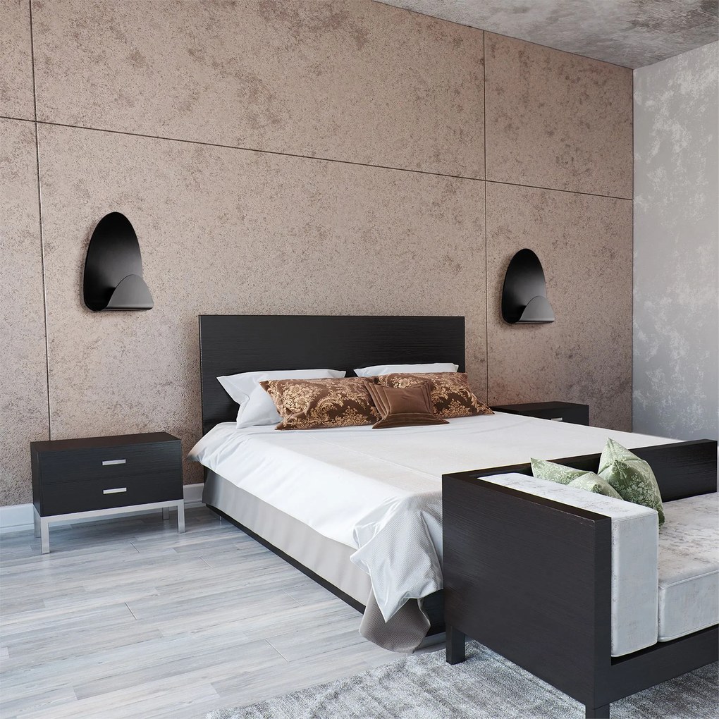 Toolight Toolight, LED nástenné svietidlo APP1429-W BLACK, OSW-03098