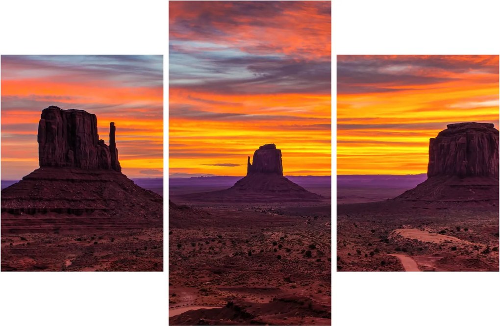 Obraz - Monument Valley v Arizone (90x60 cm)