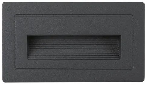 Paulmann 94383 - LED/4W IP44 Vonkajšie vstavané svietidlo LONG 230V