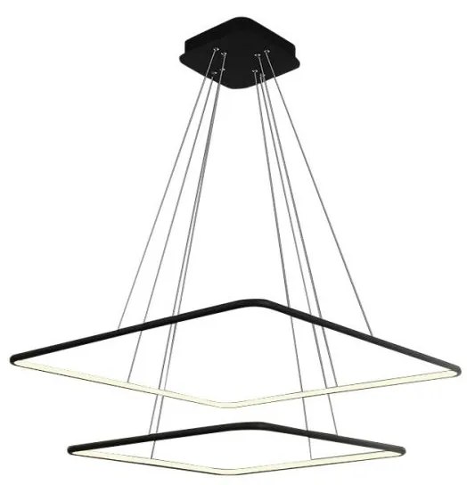 LED Luster na lanku NIX LED/50W/230V čierna