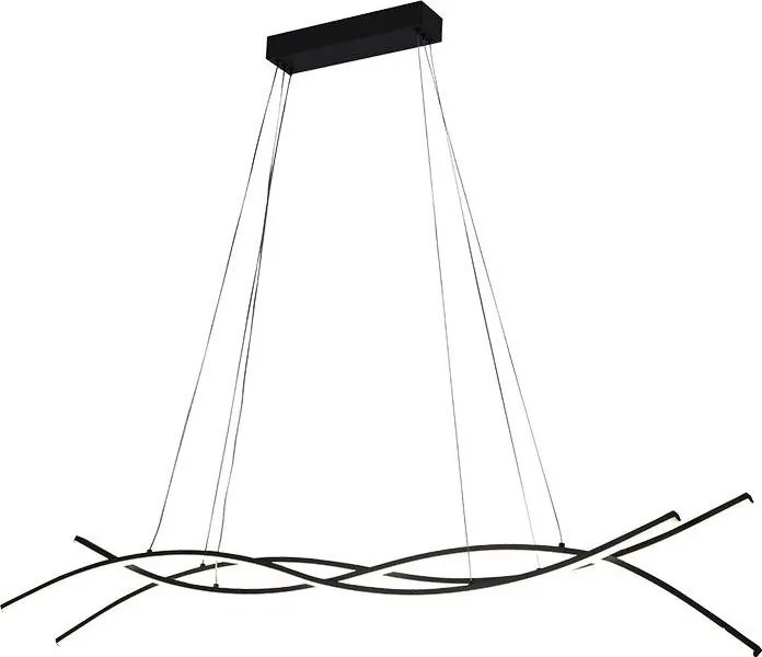 LED Stmievateľný luster na lanku LED/80W/230V 3000-6500K + diaľkové ovládanie