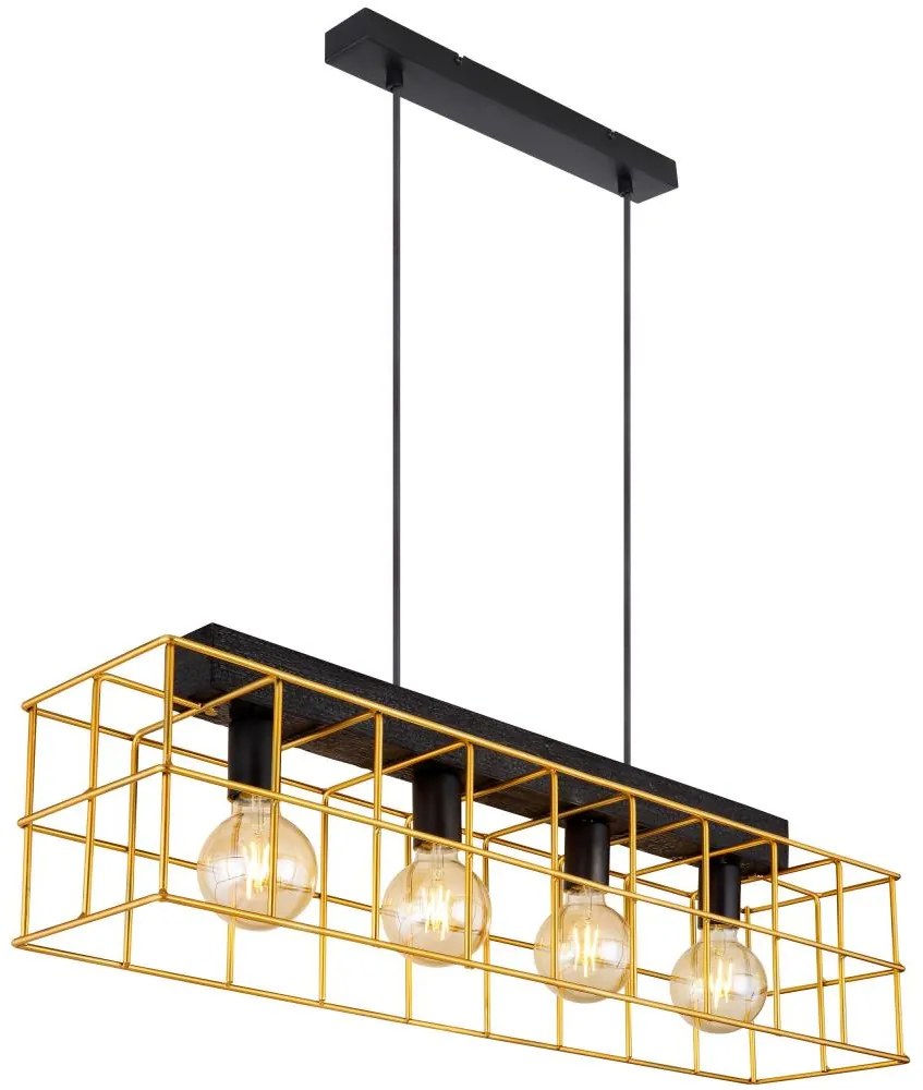 Globo 15530B-4H - Luster na lanku MERRIL 4xE27/60W/230V