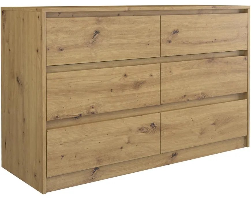 Komoda Karo K120 6 Dub Artisan