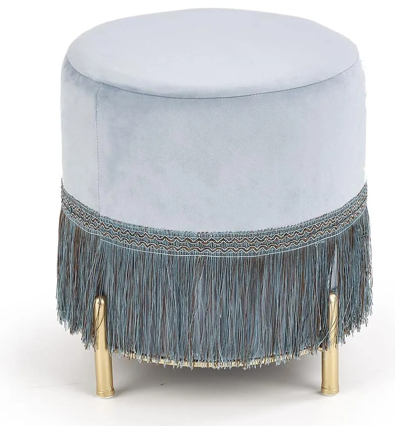 Taburetka Cosby modrý/zlatý