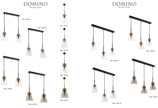 Jupiter 1541 - DM 2 TR - Závesné svietidlo DOMINO 2xE27/60W