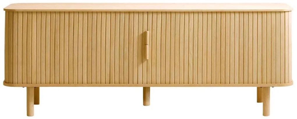 Dizajnový TV stolík Parveen 160 cm prírodný dub