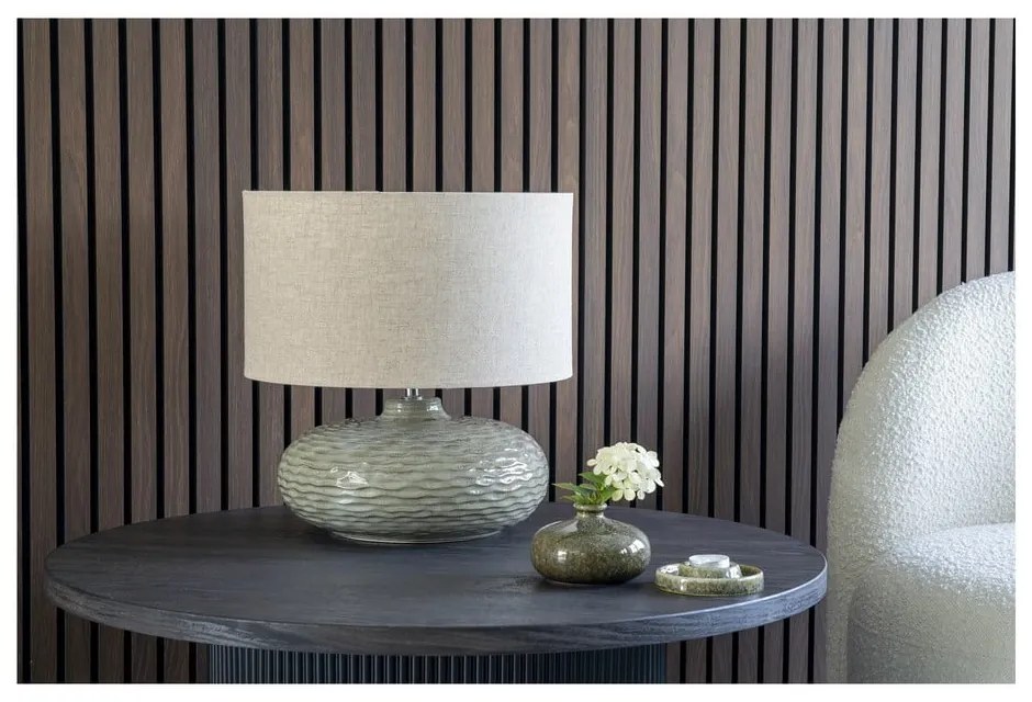Tmavohnedý okrúhly konferenčný stolík v dekore topoľa ø 80 cm Boavista – House Nordic
