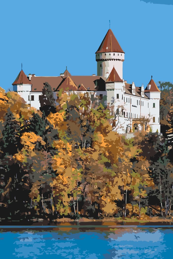 Gario Maľovanie podľa čísel Konopisko Rozmery: 40 x 60 cm, Rámovanie: S vnútorným rámom