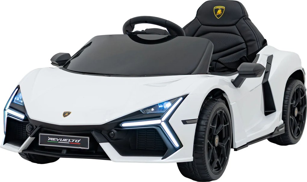 Ramiz Lamborghini Revuelto vozidlo Biela