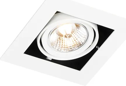 Sada 6 moderných zapustených bodových svetiel biela nastaviteľná - Oneon 70