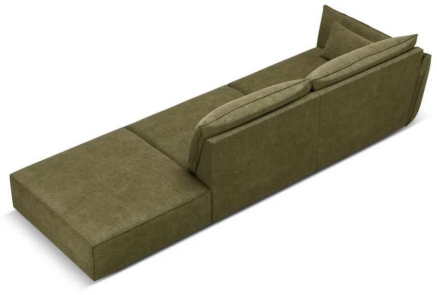 Zelená leňoška (ľavý roh) Vanda – Mazzini Sofas