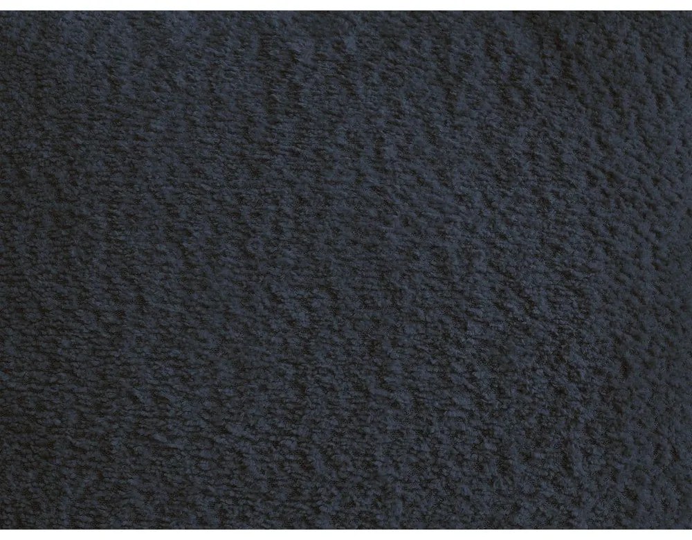 Modrá podnožka z textílie buklé Roxelane – Bobochic Paris