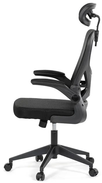 Autronic BONTEC Kancelárska stolička, hojdací mechanizmus, čierna, KA-K2021 BK Farba: Čierna