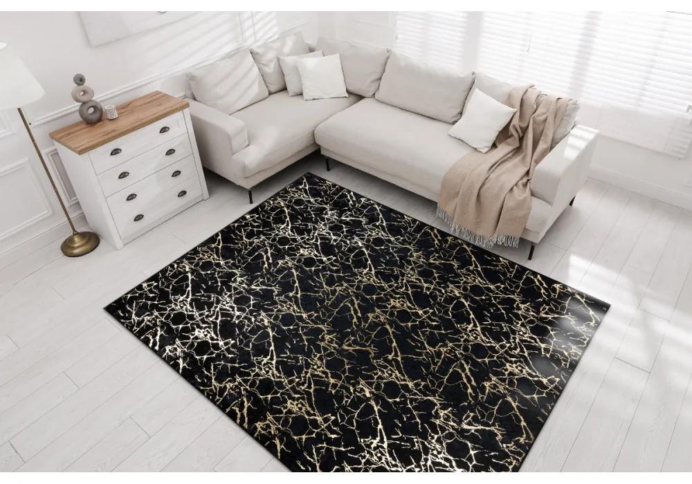 Kusový koberec Acena čiernozlatý 200x290cm