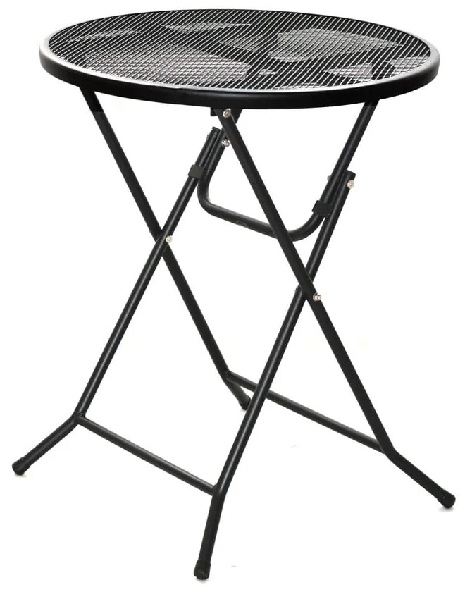 Kovový okrúhly záhradný jedálenský stôl ø 60 cm - Rojaplast